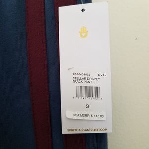 Spiritual Gangster Pants & Jumpsuits - SOLD! SPIRITUAL GANGSTER Stellar Drape Track Pant Spiritual Gangster Pants & Jumpsuits - SOLD! SPIRITUAL GANGSTER Stellar Drape Track Pant